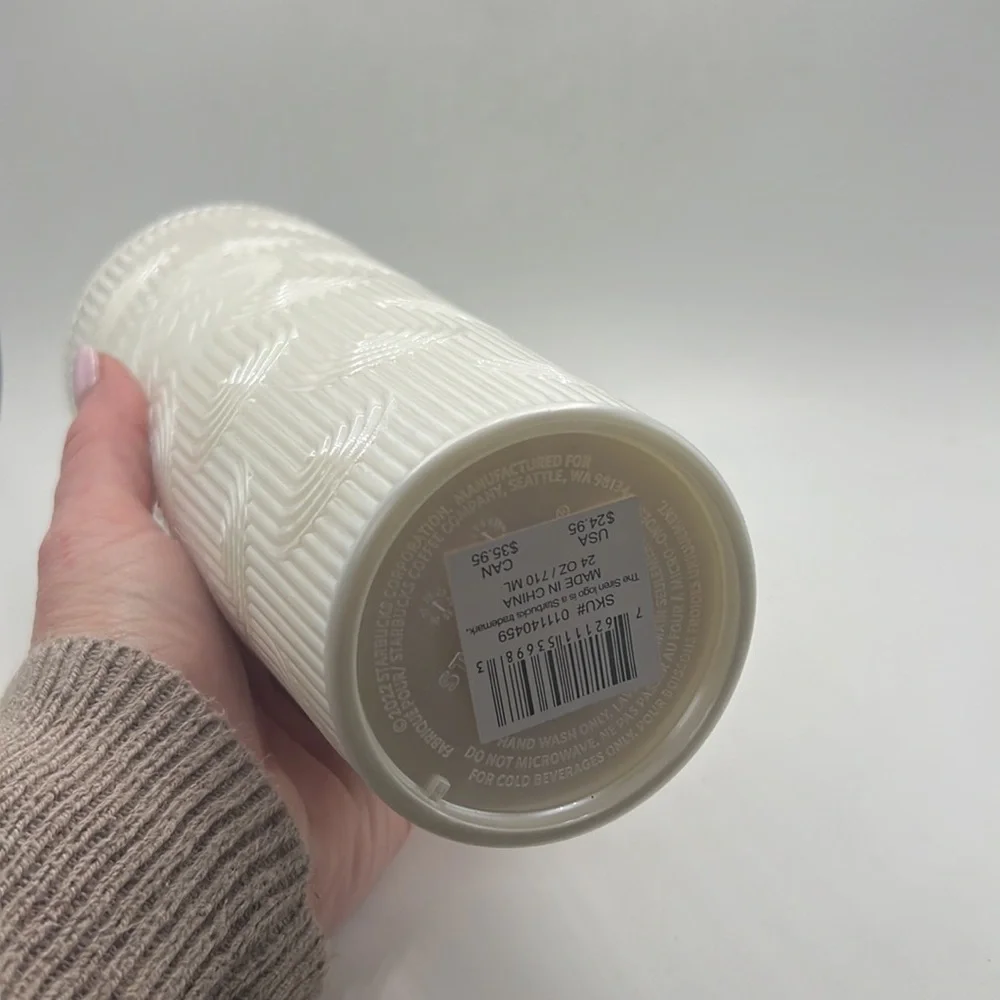 Starbucks Siren White Tumbler 24Oz - Picture 2 of 4